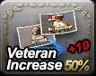 Veteran Increase 50% + 10